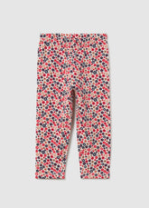 OVS Girls' Multicolour Cotton Skinny Fit Leggings