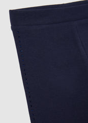 OVS Girls' Blue Stretch Cotton Leggings