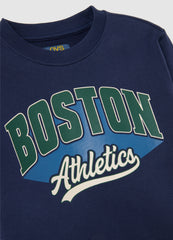 OVS Regular Fit Pure Cotton Blue Children'S Sweatshirt