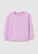 OVS Girls' Pink Pure Cotton Sweatshirt With Regular Fit