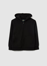 OVS Children'S Black Pure Cotton Hoodie, Regular Fit