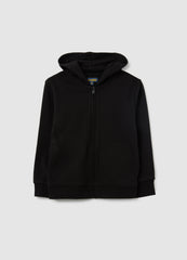 OVS Children'S Black Pure Cotton Hoodie, Regular Fit