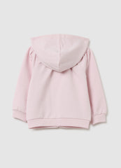 OVS Girl'S Pink Cotton Jacket Regular Fit