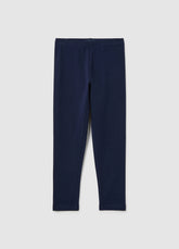 OVS Girls' Skinny Blue Stretch Cotton Leggings