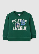 OVS Green Pure Cotton Regular Fit Children'S Sweatshirt