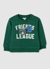 OVS Green Pure Cotton Regular Fit Children'S Sweatshirt