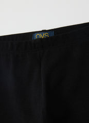 OVS Girls' Cotton Black Skinny Stretch Leggings