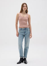 OVS Women'S Pink Stretch Fabric Tank Top