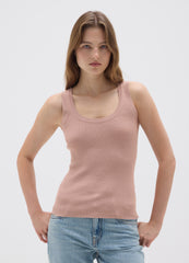 OVS Women'S Pink Stretch Fabric Tank Top