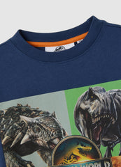 OVS Blue Pure Cotton Children'S T-Shirt - Regular Fit