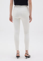 OVS Women'S White Skinny Fit Denim Jeans