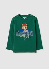 OVS Children'S T-Shirt In Pure Green Cotton Regular Fit