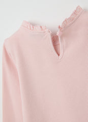 OVS Baby Girl'S Pink Cotton Regular Fit Top