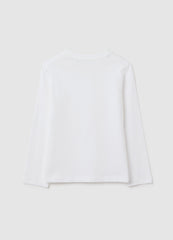 OVS White Pure Cotton Regular Fit Girl'S Top