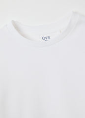 OVS White Pure Cotton Regular Fit Girl'S Top