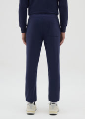 OVS Men'S Blue Cotton Blend Joggers Regular Fit