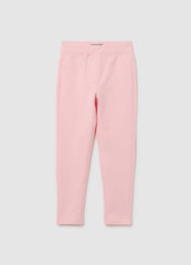 OVS Girl'S Pink Slim Fit Cotton Leggings