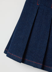 OVS Girls' Blue Denim Skirt Regular Fit