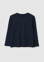 OVS Children'S Blue Cotton Regular Fit Sweater