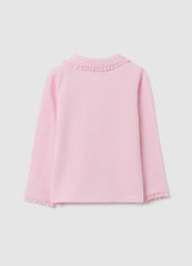 OVS Baby Cotton Pink Regular Fit T-Shirt