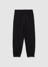 OVS Black Pure Cotton Regular Fit Kids' Jogger Trousers