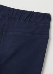 OVS Baby Blue Cotton Flare Fit Trousers