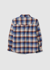 OVS Boys' Multicolour Pure Cotton Shirt Regular Fit