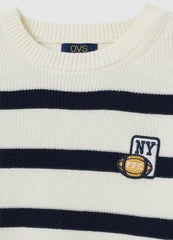 OVS Children'S Regular Fit Multicolour Pure Cotton Jumper