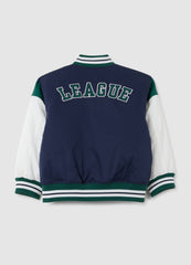 OVS Children'S Jacket In Blue Multicolour Regular Fit Fabric