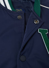 OVS Children'S Jacket In Blue Multicolour Regular Fit Fabric