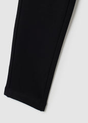 OVS Girls' Black Cotton Leggings Regular Fit