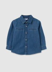 OVS Children'S Denim Shirt In Pure Cotton, Regular Fit
