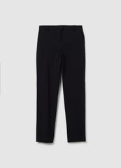OVS Black Viscose Blend Slim Fit Trousers