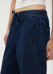 OVS Women'S Regular Fit Pure Cotton Denim Trousers