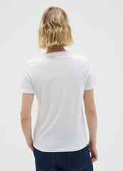 OVS White Regular Fit Pure Cotton T-Shirt