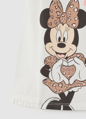 OVS White Girls' Stretch Cotton T-Shirt