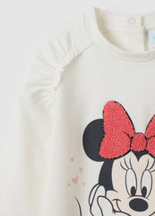 OVS White Girls' Stretch Cotton Sweatshirt