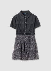 OVS Girl'S Dress In Pure Multicolour Cotton