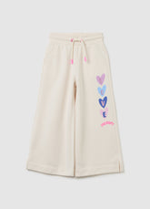 OVS Girls' Beige Cotton Blend Jogger Trousers