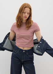 OVS Women'S Multicolour Pure Cotton T-Shirt