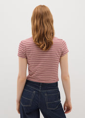 OVS Women'S Multicolour Pure Cotton T-Shirt