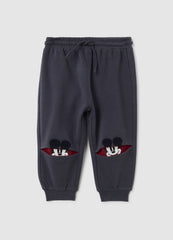 OVS Children'S Regular Fit Black Pure Cotton Trousers