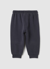 OVS Children'S Regular Fit Black Pure Cotton Trousers