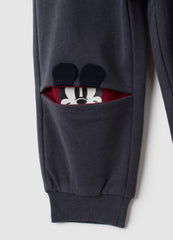 OVS Children'S Regular Fit Black Pure Cotton Trousers