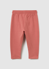 OVS Girls' Pink Cotton Trousers With Regular Fit