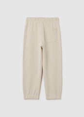 OVS Children'S Beige Pure Cotton Trousers Regular Fit