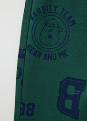 OVS Green Regular Fit Pure Cotton Children'S Trousers