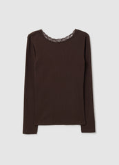 OVS Brown Pure Cotton Regular Fit Sweater