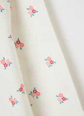 OVS Girls' White Stretch Cotton Polo Regular Fit