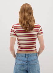 OVS Regular Fit Multicolour Stretch Cotton Polo